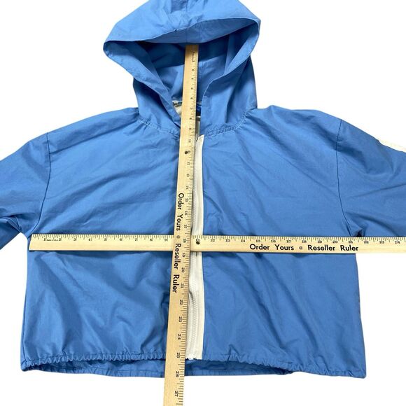 Prince Pickleball Women's Size XXL Woven Zip Front Hooded Jacket Blue - Picture 11 of 16